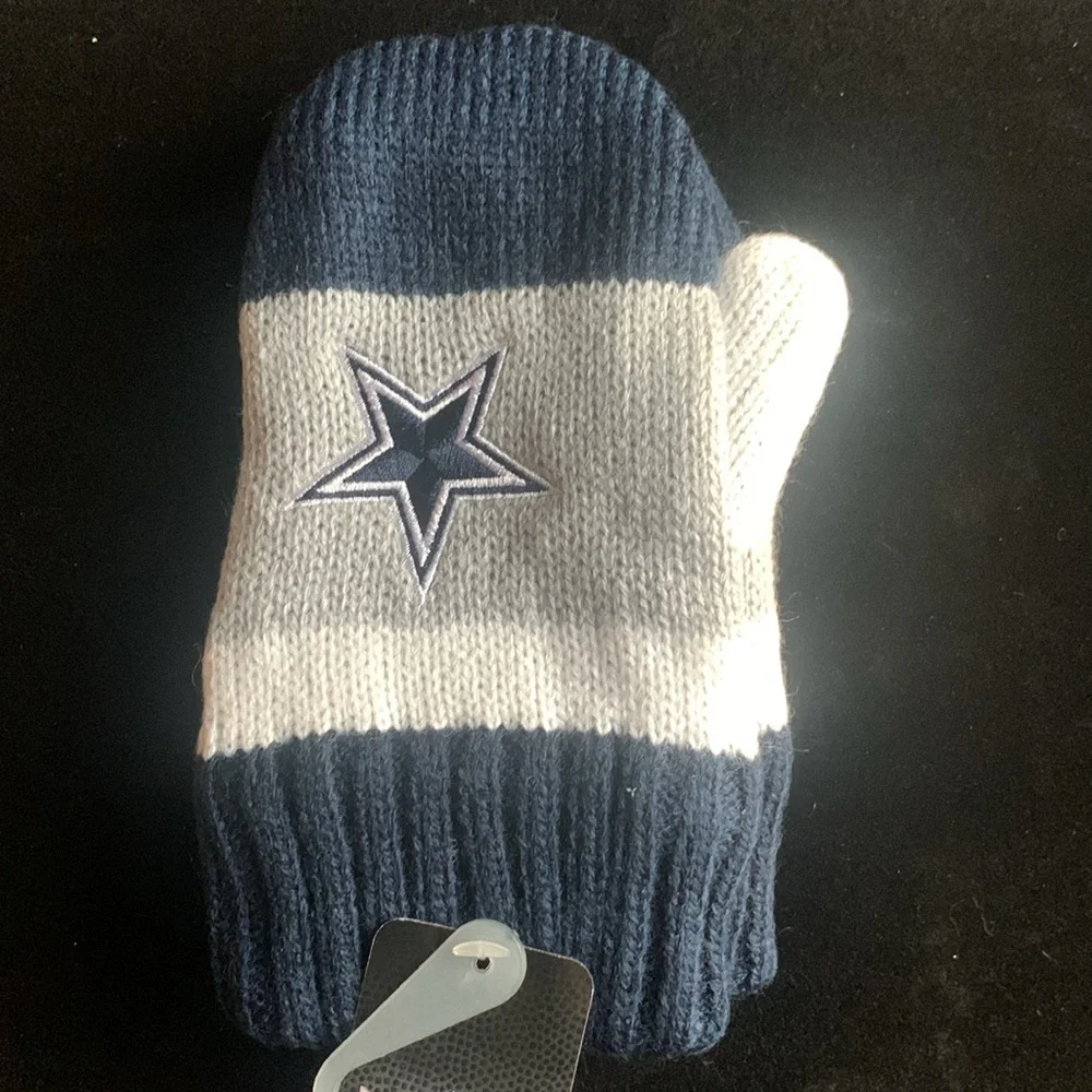 Fleece Lined Jacquard Mitten Kids
